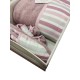 SET 4 PEZZI PAREO PANTOFOLE FASCIA LONDRA HELEN GRIGIO
