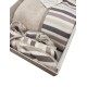 SET 4 PEZZI PAREO PANTOFOLE FASCIA LONDRA HELEN GRIGIO