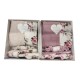 SET 4 PEZZI PAREO PANTOFOLE FASCIA FLOWER HELEN CIPRIA