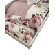 SET 4 PEZZI PAREO PANTOFOLE FASCIA FLOWER HELEN CIPRIA