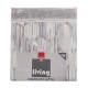 COMPLETO LENZUOLA COTONE SFIZIO LIVING IMBERTI GRIGIO