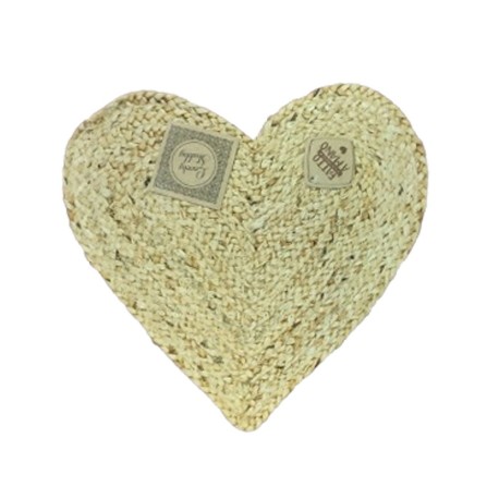 CONFEZIONE 6 PEZZI SOTTOPIATTO JUTA 36CM JANIS CUORE 4 GITIESSE