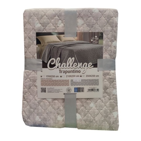 TRAPUNTINO MICROFIBRA TERMOSALDATO STAMPATO CHALLENGE 28 LOVELY HOME
