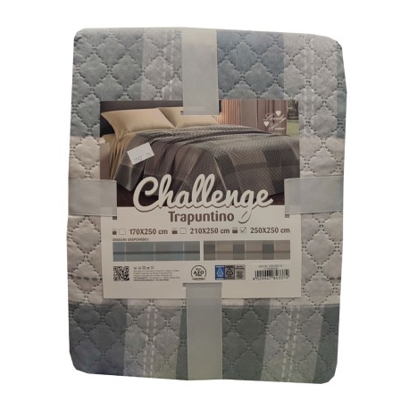 TRAPUNTINO MICROFIBRA TERMOSALDATO STAMPATO CHALLENGE 30 LOVELY HOME