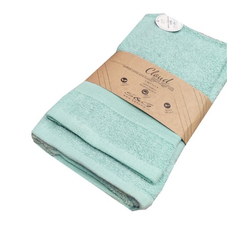 COPPIA SPUGNA ASCIUGAMANO + OSPITE CLOUD 450GR/M2 SGHOME