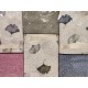ASSORTITO 3 PEZZI COMPLETO LENZUOLA MATRIMONIALE COTONE PERCALLE GINKO POIS HOME SWEET HOME