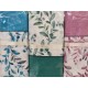 ASSORTITO 3 PEZZI COMPLETO LENZUOLA MATRIMONIALE COTONE RAMO FIORITO HOME SWEET HOME