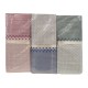 ASSORTITO 3 PEZZI COMPLETO LENZUOLA MATRIMONIALE COTONE RIGHE POIS HOME SWEET HOME