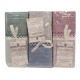 ASSORTITO 3 PEZZI COMPLETO LENZUOLA MATRIMONIALE COTONE RIGHE POIS HOME SWEET HOME