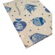 TOVAGLIA MISTO COTONE MIROS MARE BLU PEZZOLI