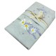 SET SPUGNA RICAMATO ASCIUGAMANO + OSPITE LAVANDA MARGHERITE PEZZOLI