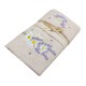 SET SPUGNA RICAMATO ASCIUGAMANO + OSPITE LAVANDA MARGHERITE PEZZOLI