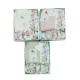 SET 4 PEZZI PAREO PANTOFOLE FASCIA NEW FLOWER HELEN