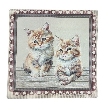 FEDERA CUSCINO ARREDO 45X45CM GOBELIN GATTINI PEZZOLI