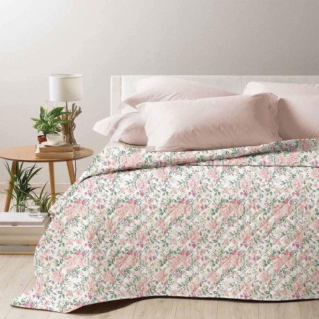 QUILT COPRILETTO MATRIMONIALE COTONE STAMPATO GEMMA SGHOME