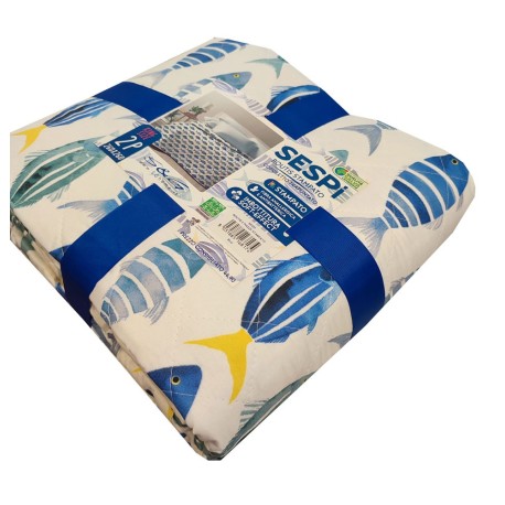 QUILT COPRILETTO MATRIMONIALE COTONE STAMPATO SESPI SGHOME