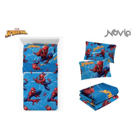 COMPLETO LENZUOLA COTONE SPIDERMAN MARVEL NOVIA
