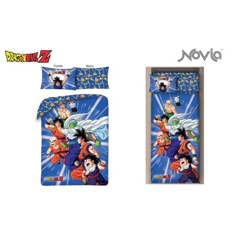 COMPLETO LENZUOLA COTONE DRAGONBALL Z NOVIA