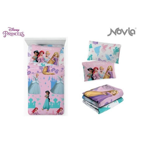 COMPLETO LENZUOLA COTONE PRINCESS DISNEY NOVIA