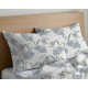 COPPIA FEDERE CUSCINO COTONE MAGNOLIA QUADRIFOGLIO