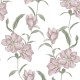 COPRITUTTO TELO ARREDO COTONE MAGNOLIA ROSA QUADRIFOGLIO