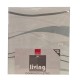 COMPLETO LENZUOLA COTONE ONDA LIVING IMBERTI GRIGIO