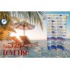 TELO MARE PAREO FOUTA 100X200CM LOVE FISH PEZZOLI