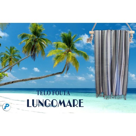 TELO MARE PAREO FOUTA 100X200CM LUNGOMARE PEZZOLI