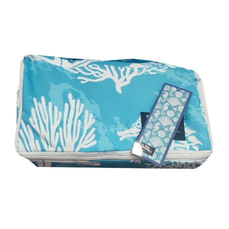 TELO MARE LETTINO CON TASCHE E CUSCINO GONFIABILE 70X185CM HELLO SUMMER VARI DISEGNI HOME SWEET HOME