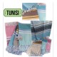 TELO MARE FOUTA 100X190CM FRANGE TUNISI HOME SWEET HOME