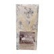 COMPLETO LENZUOLA MATRIMONIALE PERCALLE COTONE FIORELLINI AZZURRO PEZZOLI