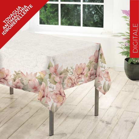 TOVAGLIA ANTIMACCHIA DIGITALE KIKI CLASSIC FIORI ROSA SGHOME