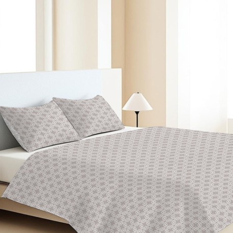 COPRILETTO COTONE PIQUET CATENA QUADRIFOGLIO