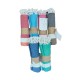 CONFEZIONE 6 PEZZI TELO MARE PAREO 90X170CM RAA EASY HOME