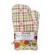 SET CUCINA COTONE DISEGNO ZUCCHE PEZZOLI