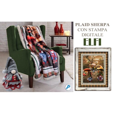 PLAID PILE DIGITALE AGNELLATO 130x170CM ELFI PEZZOLI