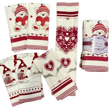 STROFINACCI SPUGNA CONF. 6 PEZZI ASSORTITI MAISON WINTER PEZZOLI