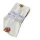 STROFINACCI 3 PEZZI 60X90CM COTONE CUCINA ROMAGNOLA UVA BEIGE HOME SWEET HOME