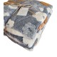 PLAID PILE EFFETTO LANA COTTA 3D AGNELLATO WALD FIORI GIT