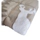 PLAID PILE EFFETTO LANA COTTA 3D AGNELLATO WALD RENNE ALBERI GIT