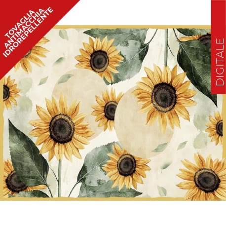 TOVAGLIA ANTIMACCHIA DIGITALE KIKI FANCY GIRASOLI SGHOME