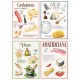STROFINACCI 50X70CM 4 PEZZI COTONE DIGITALE CANDY RICETTE SGHOME