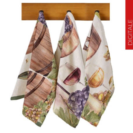 STROFINACCI 50X70CM 3 PEZZI COTONE DIGITALE CANDY VYN SGHOME