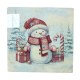 SET ARREDO GOBELIN LUREX NATALE FODERA CENTRO RUNNER PUPAZZO NEVE TAA ARCONATE