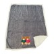 PLAID PILE 130X160CM RICAMATO CON BORSA IN FELTRO ORSETTI DUANEX