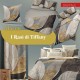 SET TRAPUNTA LENZUOLA COPRILETTO TENDONE FEDERE ARREDO I RASI DI TIFFANY MARINE SGHOME