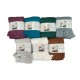 PLAID PILE TINTA UNITA EFFETTO MOHAIR FRANGE INVERNESS SOPHIE