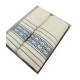 SET SPUGNA 3 PEZZI 1 ASCIUGAMANO + 1 OSPITE + 1 OSPITE JACQUARD ADUA BIANCALUNA