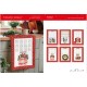 CONFEZIONE 6 PEZZI ASSORTITI STROFINACCI 55X80CM COTONE DIGITALE NATALE TIFFANY XMAS 7 VINGI