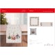 SET TOVAGLIA CENTRO RUNNER FODERA CUSCINO COTONE DIGITALE LUREX IRIS 2 VINGI